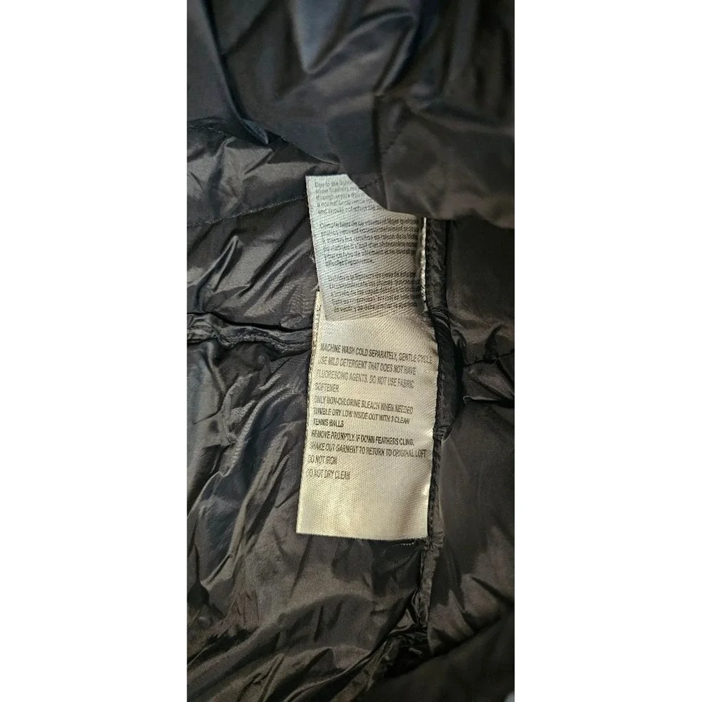 Michael Kors Women's Black Puffer Jacket‎ XL with thumb holes